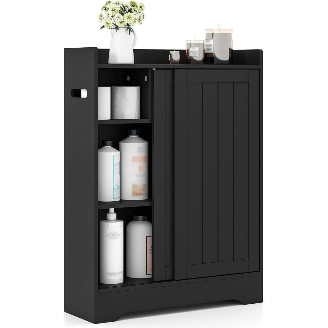 Meuble de rangement design moderne gris fonce