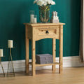 Bleue table console 53 x 35 x 73 cm allure contemporaine