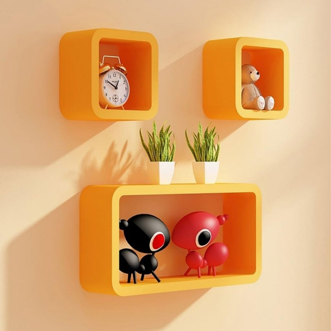 Cube de rangement marron genereux