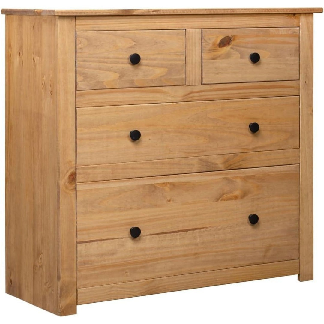 Buffet marron avec 4 tiroirs