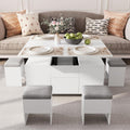 Table basse gris clair en acier ideal pour salon