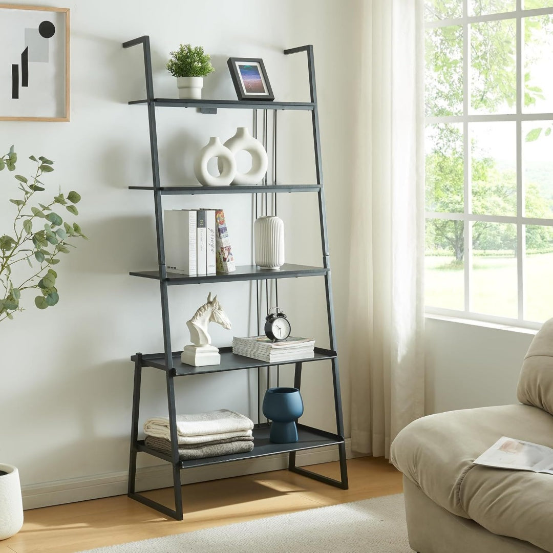 etagere verticale gris en acier 183.5 x 80 x 40 cm