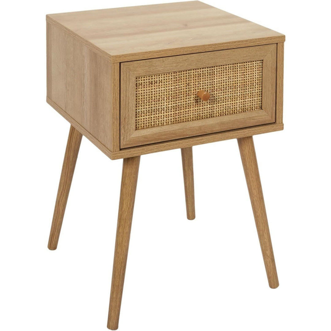 Spacieuse table de chevet marron